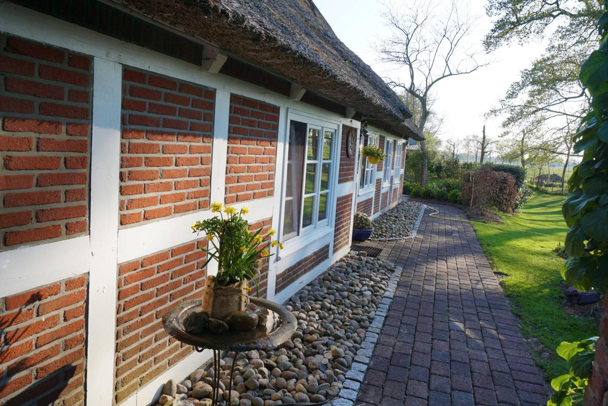 Altes Landhaus Oste, Klavier Appartement, 2 Zimmer Mit Kamin Hemmoor 외부 사진