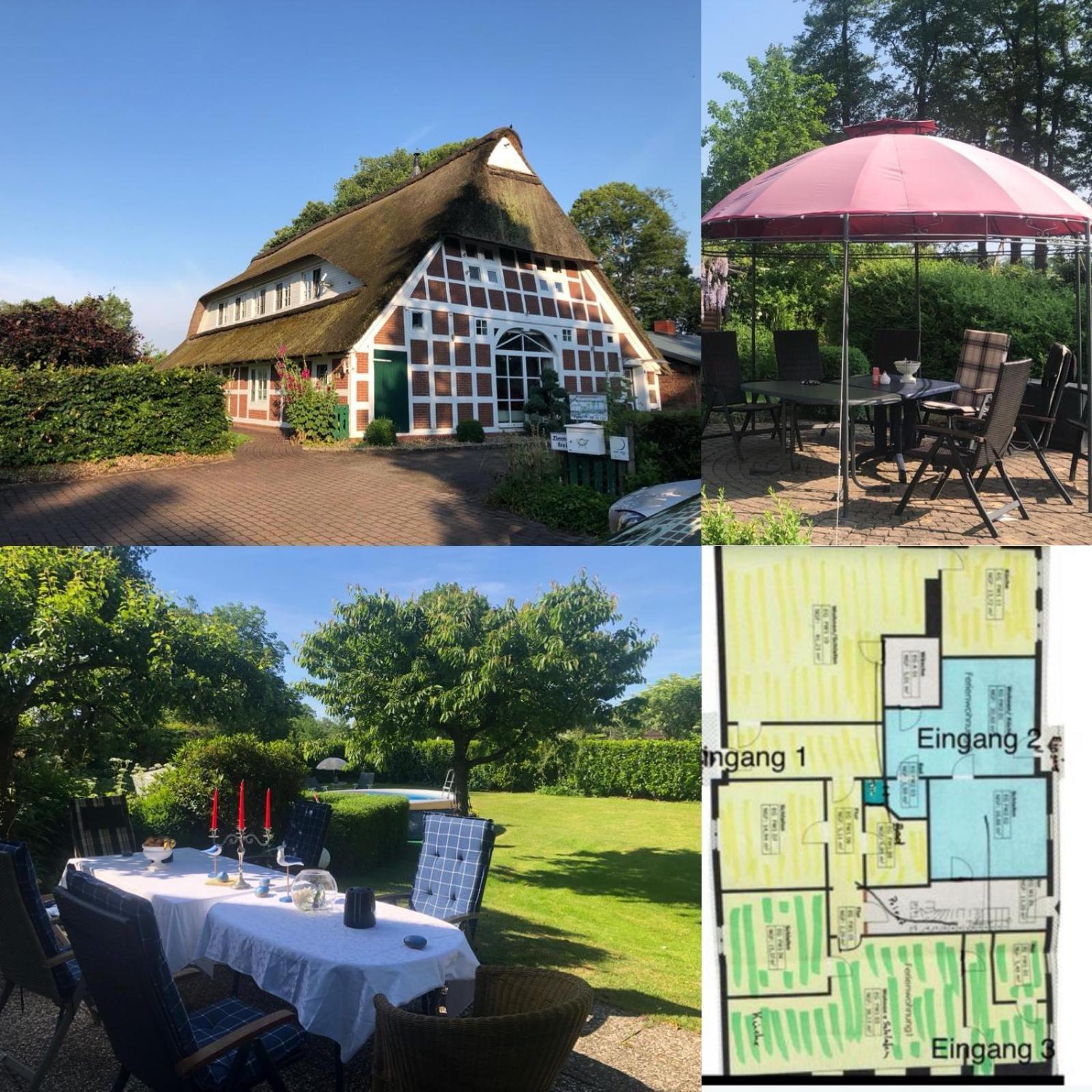 Altes Landhaus Oste, Klavier Appartement, 2 Zimmer Mit Kamin Hemmoor 외부 사진