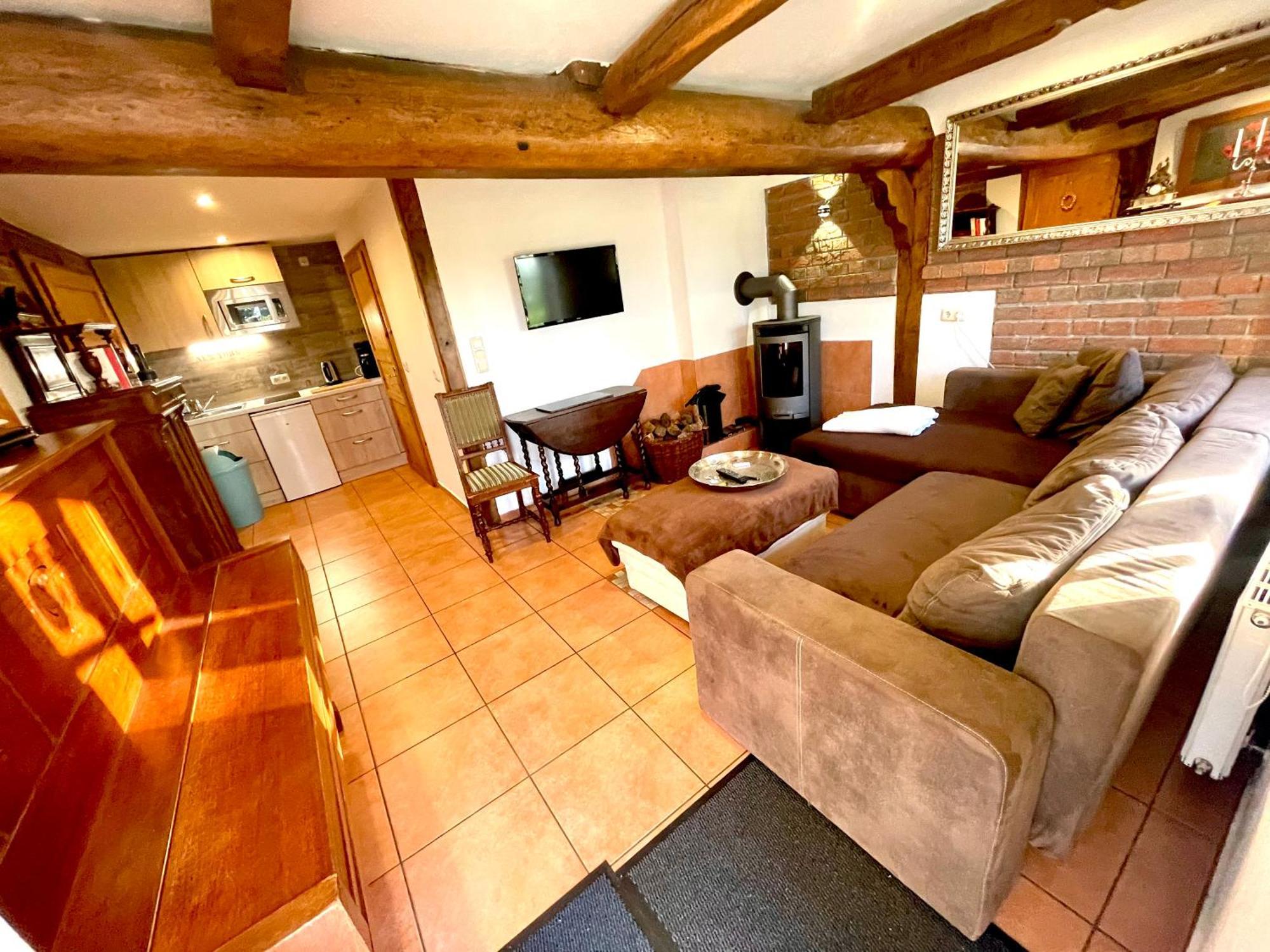 Altes Landhaus Oste, Klavier Appartement, 2 Zimmer Mit Kamin Hemmoor 외부 사진